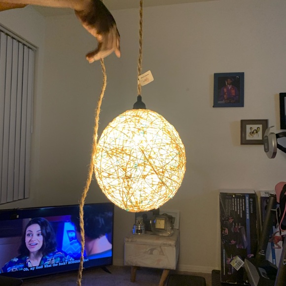 Handmade Hanging globe lamps just about any color you can think of just message - Picture 5 of 8